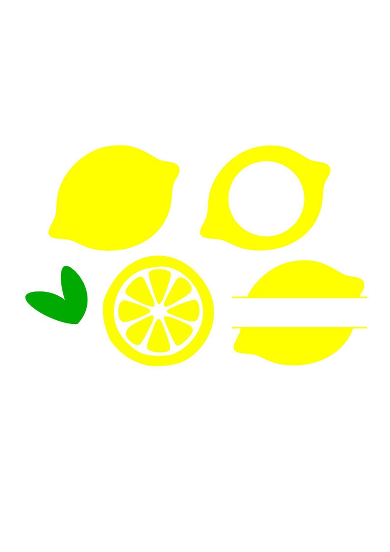 Download Lemon SVG Files Digital Download for Cricut/Silhouette | Etsy