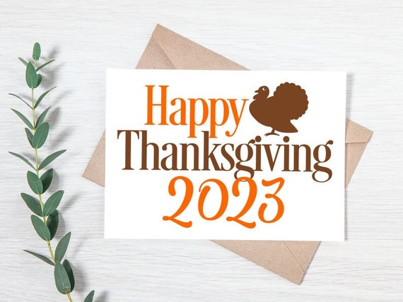 Happy Thanksgiving 2023 SVG Thanksgiving Sign SVG Turkey -  Finland