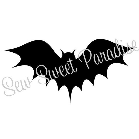 Bat SVG Halloween SVG Spooky SVG Flying Bat Digital - Etsy