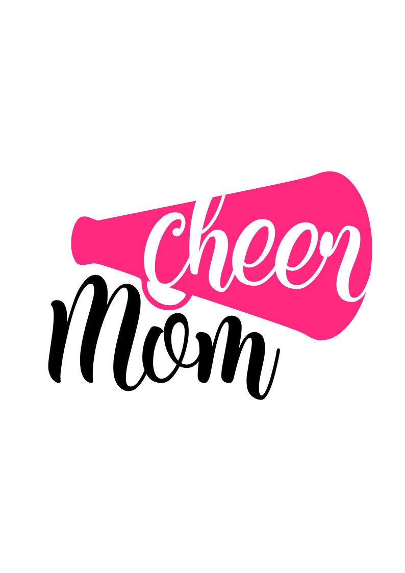 Download Cheer Mom SVG File Digital Download for Cricut and Silhouette | Etsy