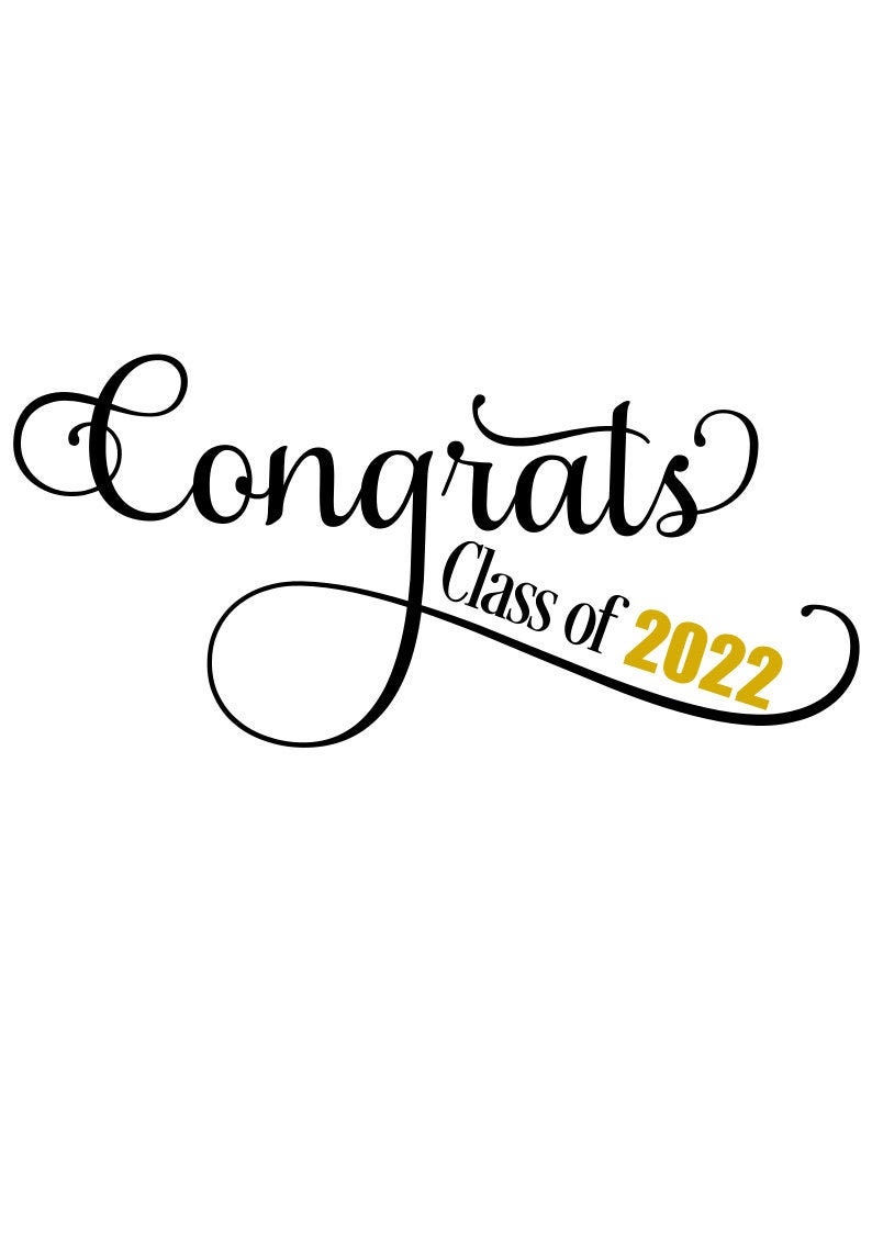 Congrats Class of 2022 SVG Graduation SVG Senior 2022 | Etsy