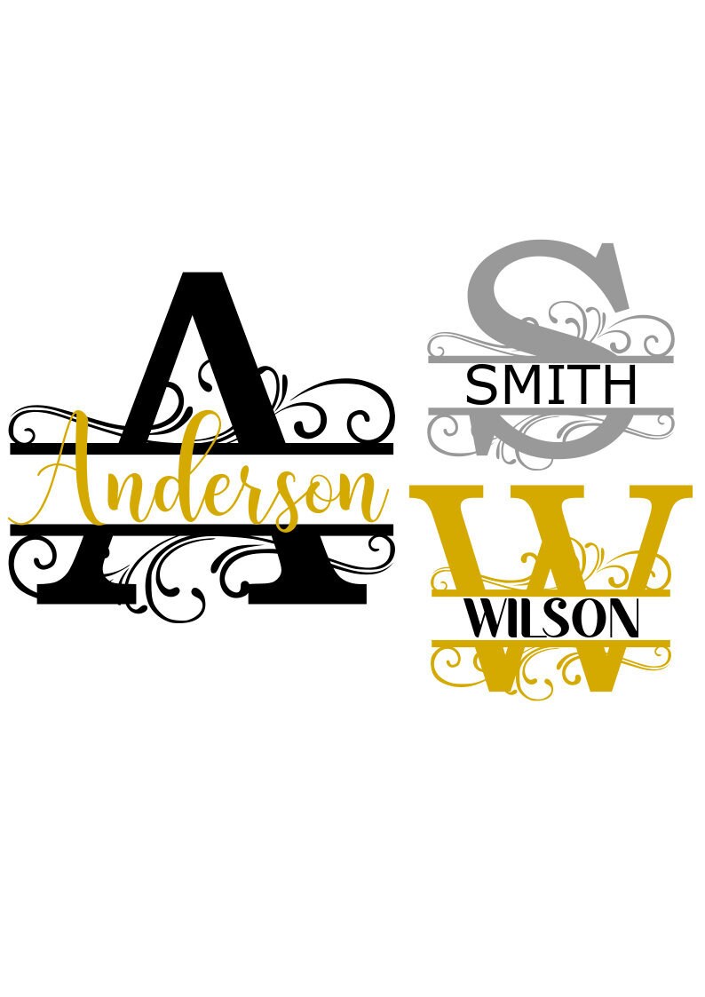 Download Clip Art Split Letter Svg Monogram Svg Bundle Svg Floral Monogram Name Svg Floral Monogram Svg Flourish Split Monogram Svg Bundle Vol 2 Art Collectibles