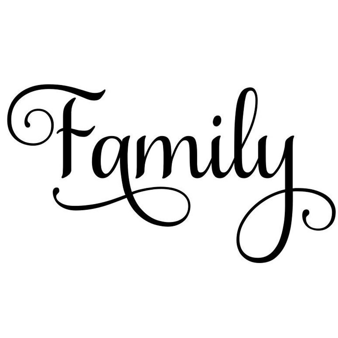 Family SVG Family Script SVG Digital Download Cut File - Etsy