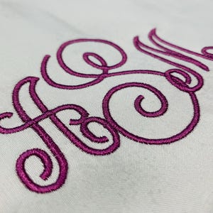 Embroidery Monogram Font, MACHINE EMBROIDERY, Satin Stitch Font Monogram Alphabet, BX Font Scalable 2.5-3.5 inches, Instant Download