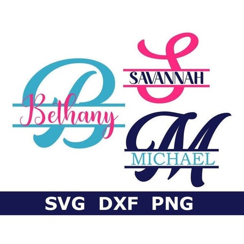 Letter W Split Monogram SVG Digital Download - Etsy