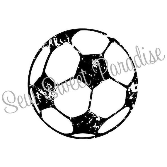 Soccer Ball Svg Soccer Ball Grunge Svg Soccer Svg Digital Etsy Uk