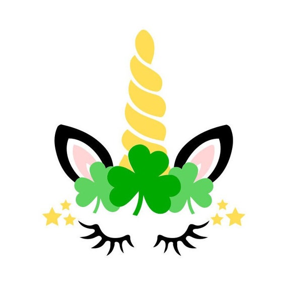 St Patricks Day Unicorn SVG Unicorn SVG Digital Download | Etsy