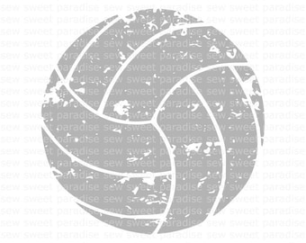 Volleyball SVG, Volleyball Grunge SVG, Digital Download, Cut File, Sublimation, Clip Art (includes svg/png/dxf file formats)