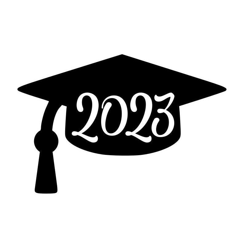 2023 Graduation Cap SVG Clase de 2023 SVG Senior 2023 imagen 1