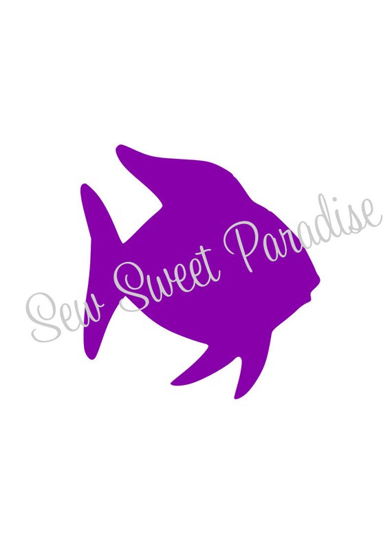 Download Rainbow Fish Svg Digital Download For Silhouette Cricut Etsy