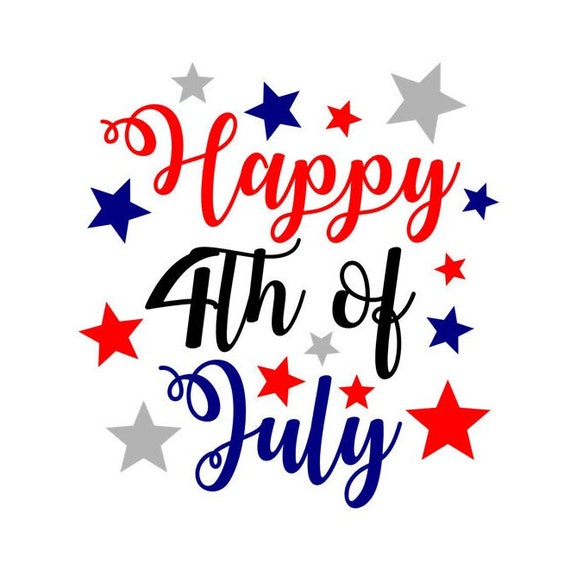 Happy 4th of July SVG Patriotic SVG Stars SVG Digital - Etsy