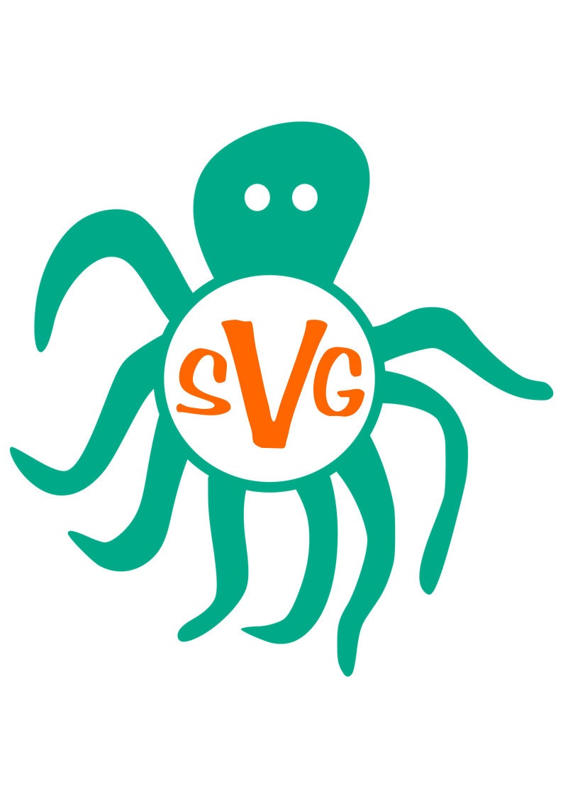 Download Octopus SVG Files Digital Download for Cricut/Silhouette ...