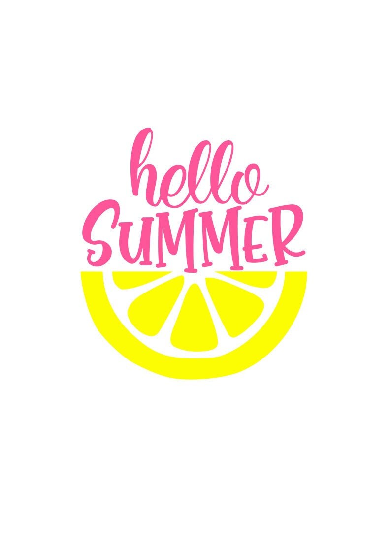 Download Summer Door Sign Svg Hello Summer Svg Lemon Svg Digital Download Cricut Silhouette Glowforge Includes Svg Png Dxf Files Online