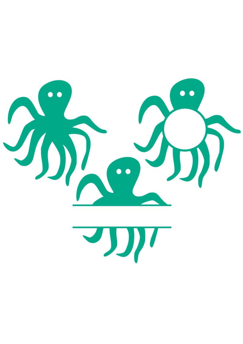 Download Octopus SVG Files Digital Download for Cricut/Silhouette ...