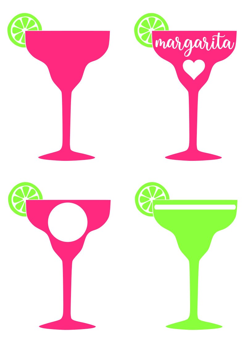 Margarita SVG Bundle Margarita Glass SVG Summer SVG Digital Etsy