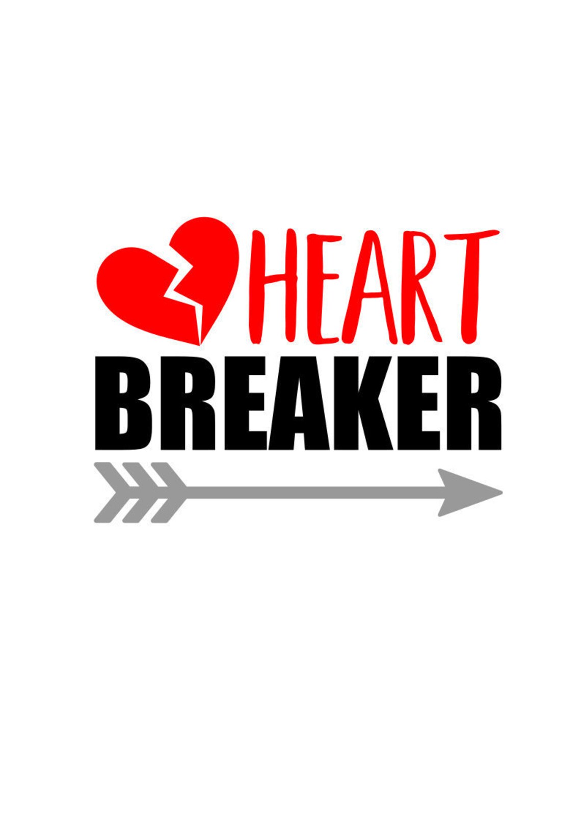 Valentines Day SVG Heartbreaker SVG Heart SVG Digital | Etsy