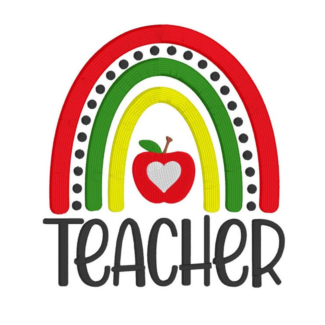 Teacher Embroidery Designs Bundle MACHINE EMBROIDERY Teacher Etsy