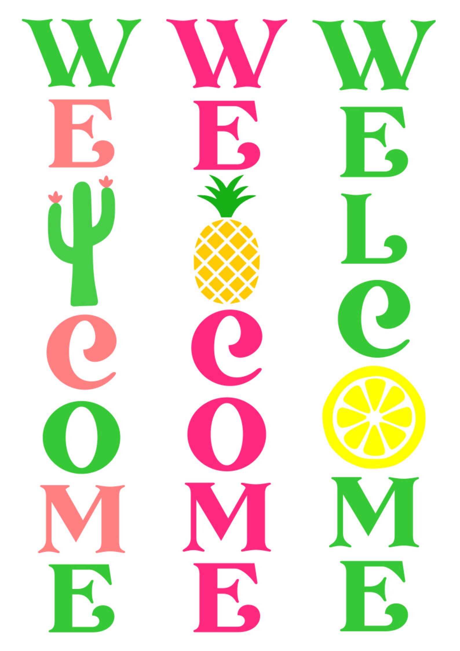 Download Porch Sign SVG Bundle Welcome Summer SVG Digital Download ...