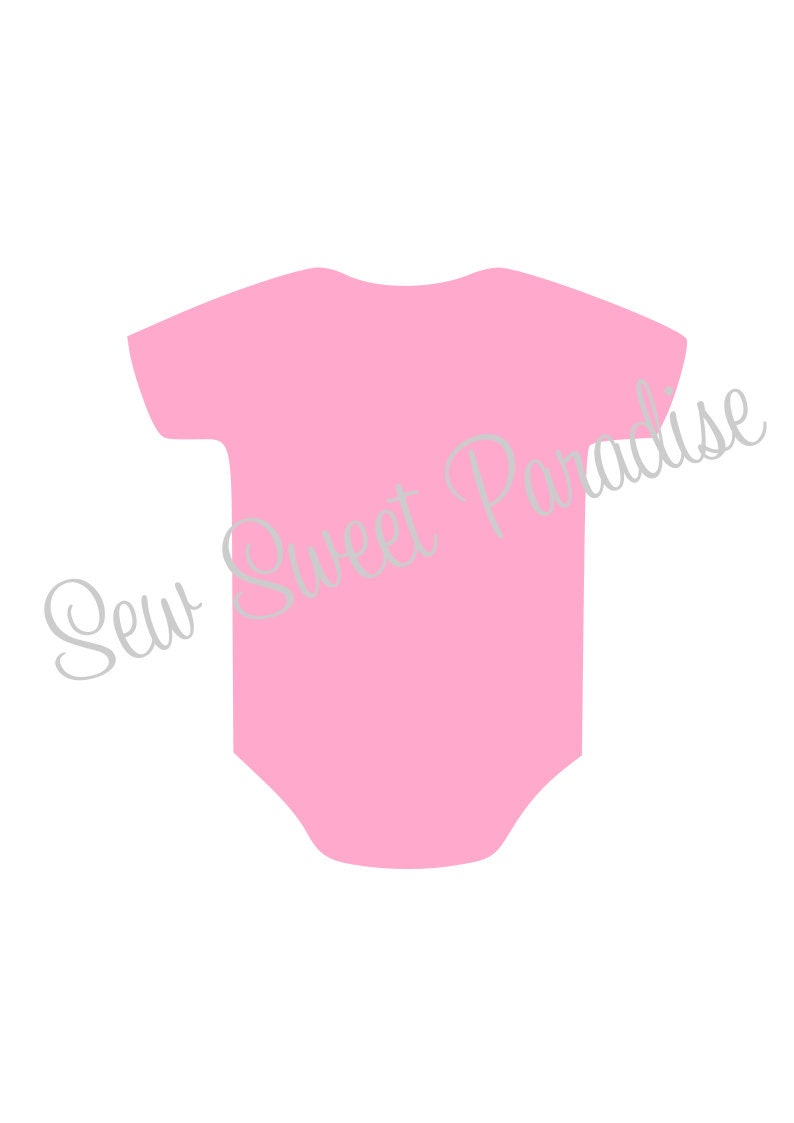 Baby Onesie SVG File Digital Download for Cricut and | Etsy