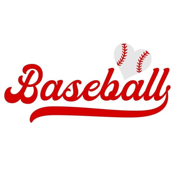Baseball SVG Baseball Heart SVG Baseball Shirt SVG Digital - Etsy