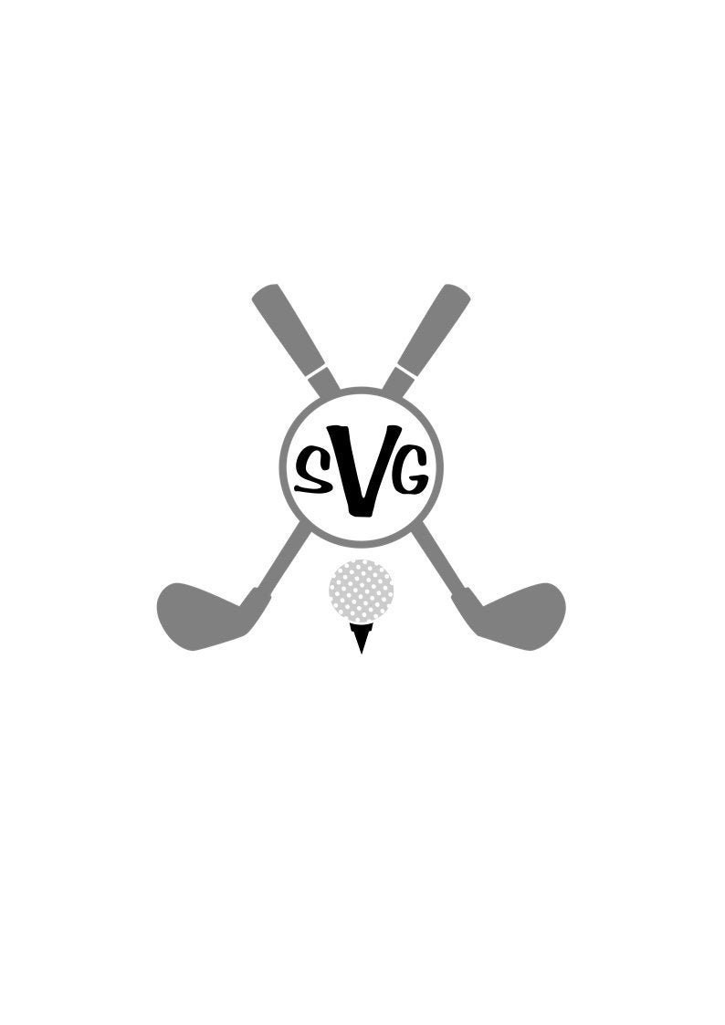 Download Golf Svg Golf Monogram Frame Svg Golf Ball Svg Digital Etsy