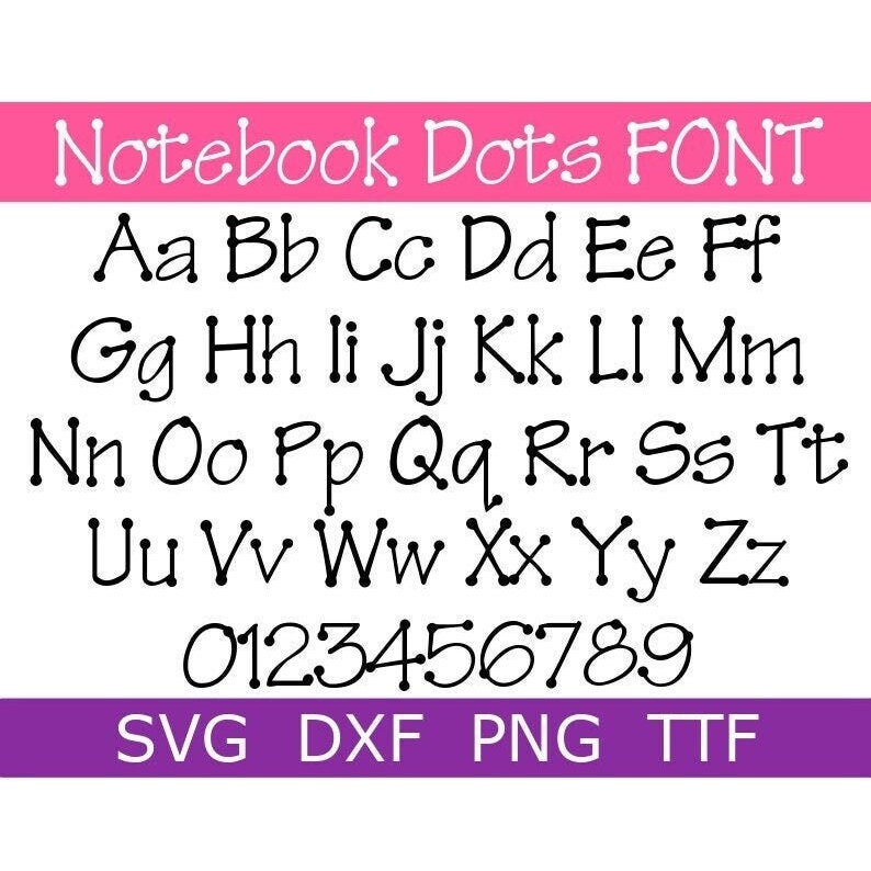 HANDWRITING FONT, Cute Handwriting, Neat Handwriting, Alphabet Svg, Digital  Planner Font, Digital Notes Font, Font SVG, Letters Svg, Ttf Svg 