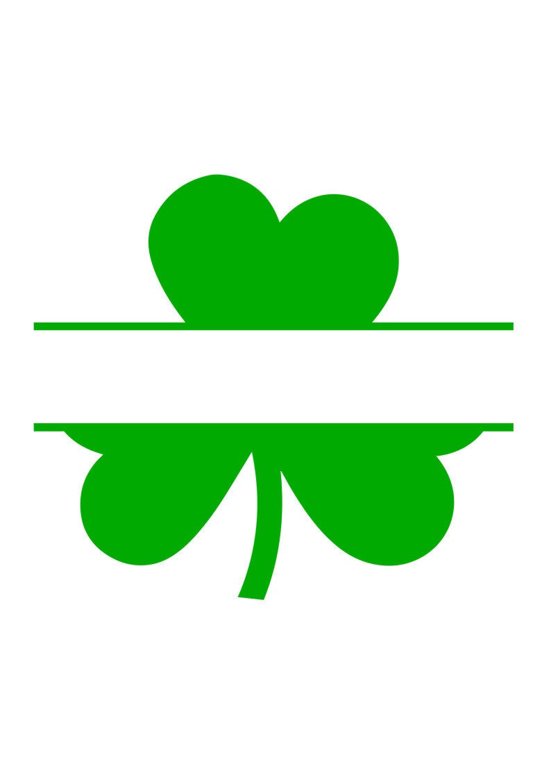 Download Shamrock Frame SVG File Digital Download for Cricut and | Etsy