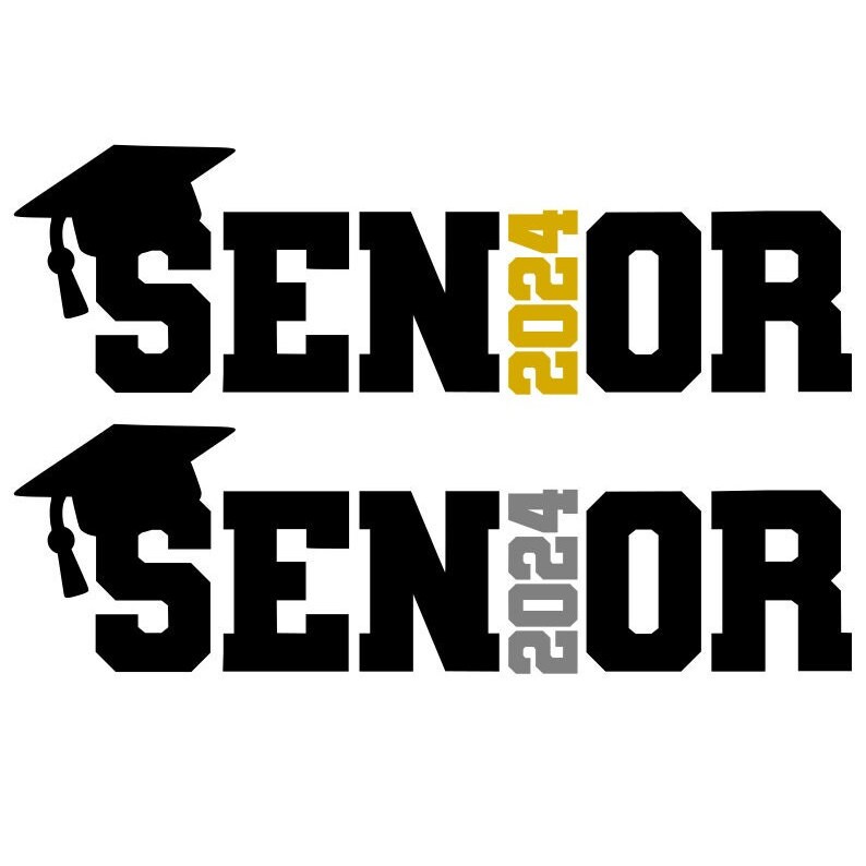 Senior 2024 SVG Class of 2024 SVG Graduation 2024 Digital Etsy Canada
