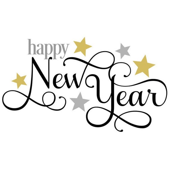 Happy New Year SVG, New Year's 2022, Christmas SVG, Digital