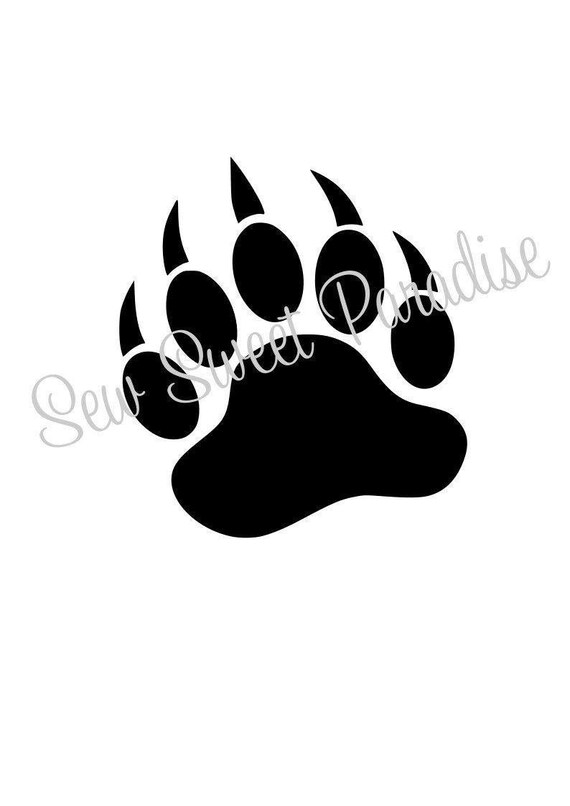 Download Bear Paw Print Svg School Svg Teacher Svg Digital Etsy