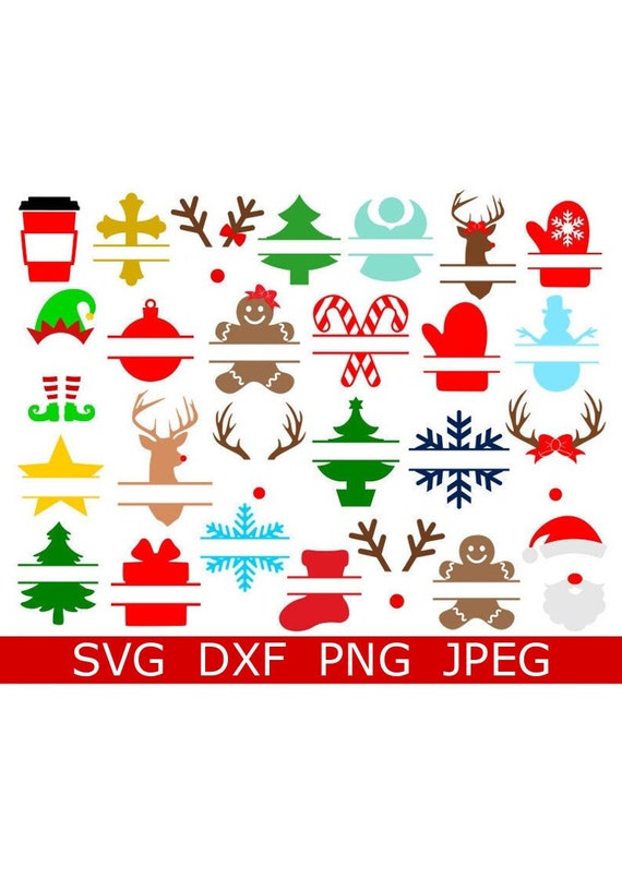 Christmas Frames SVG Bundle 