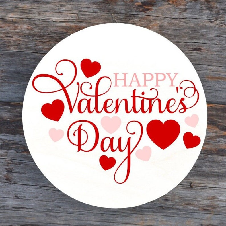 Happy Valentines Day SVG, Valentine's Day SVG, Love SVG, Digital Download, Cut File, Sublimation, Clip Art svg/png/dxf file formats image 3