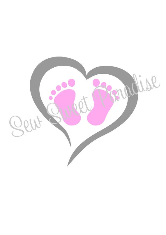 Free Free 113 Baby Footprint Heart Svg SVG PNG EPS DXF File