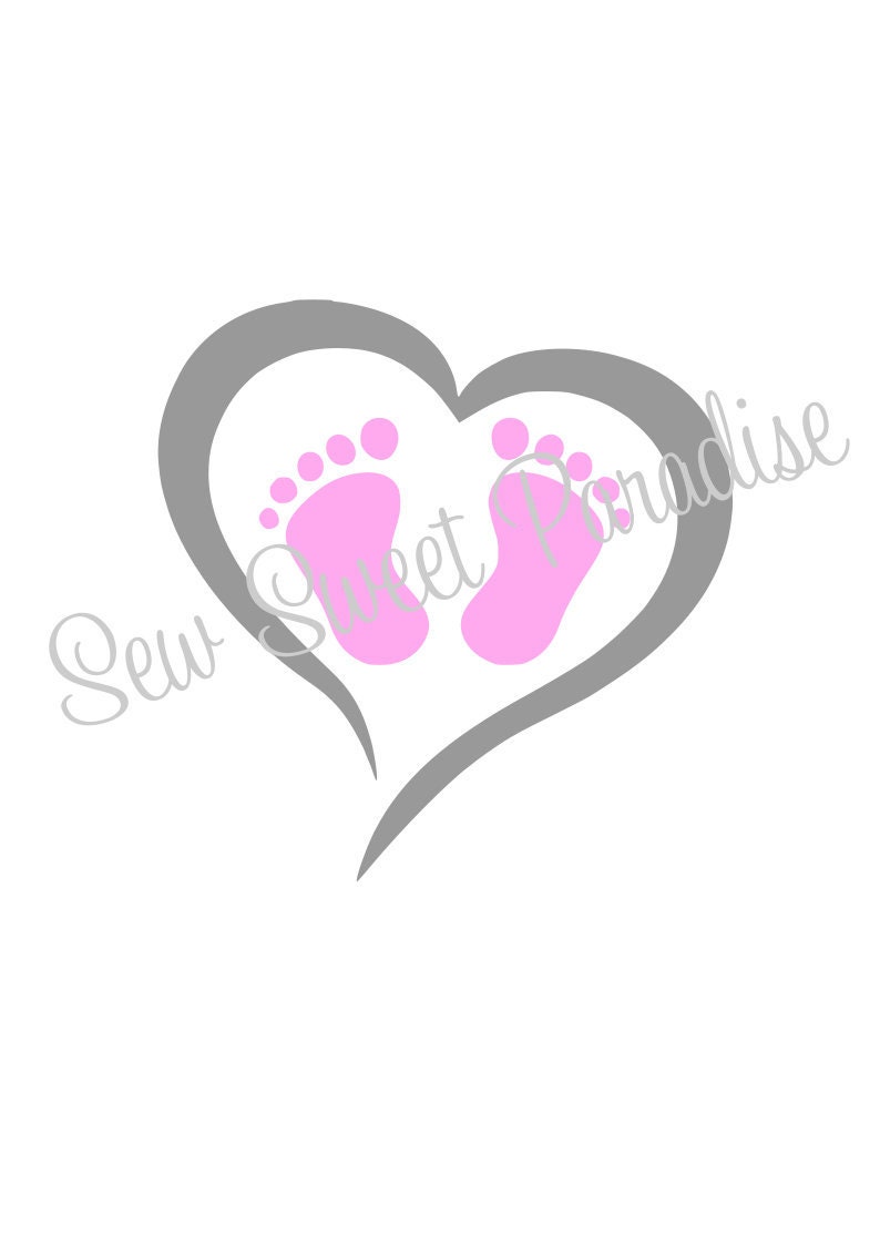 Free Free 206 Baby Footprint Heart Svg SVG PNG EPS DXF File