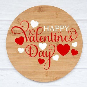 Happy Valentines Day SVG, Valentine's Day SVG, Love SVG, Digital Download, Cut File, Sublimation, Clip Art svg/png/dxf file formats image 10
