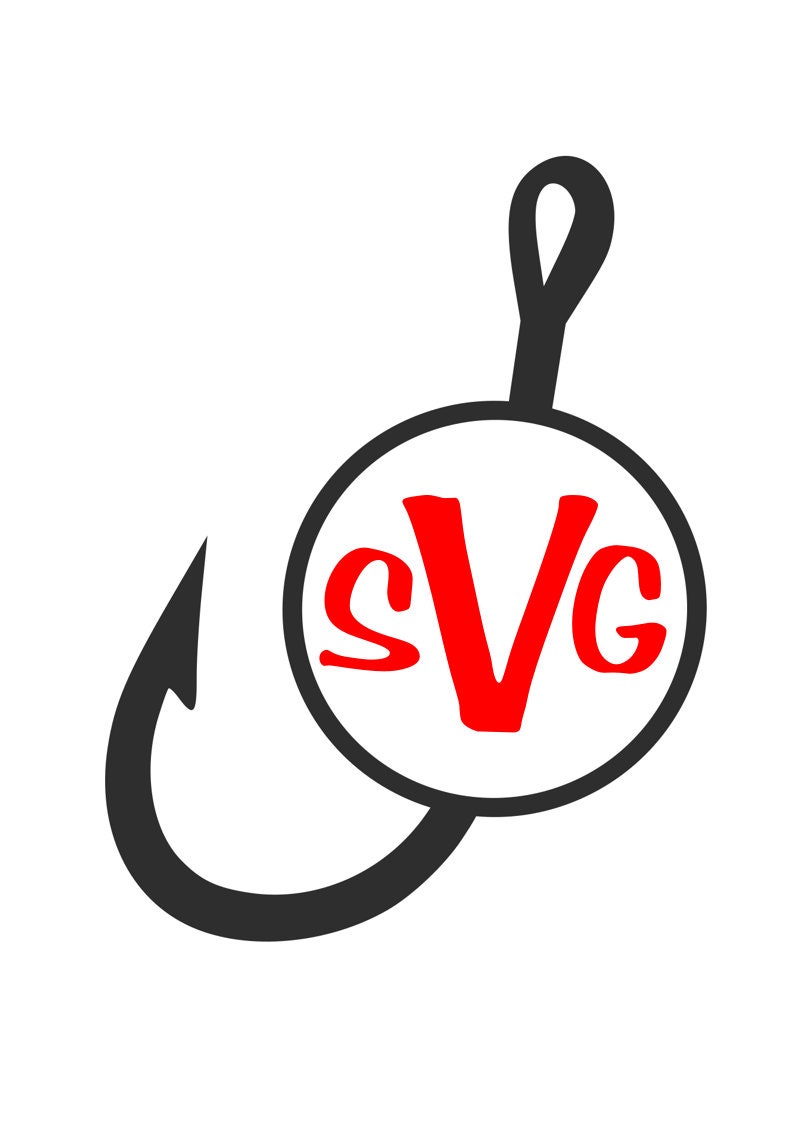 Download Fishing Hook SVG Files Digital Download for Cricut ...