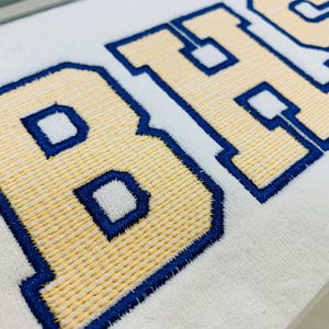 Varsity Sketch Font, MACHINE EMBROIDERY, Sports Embroidery Font, Scalable BX Font, Football, School, College, 2.0-5.0inch, Instant Download