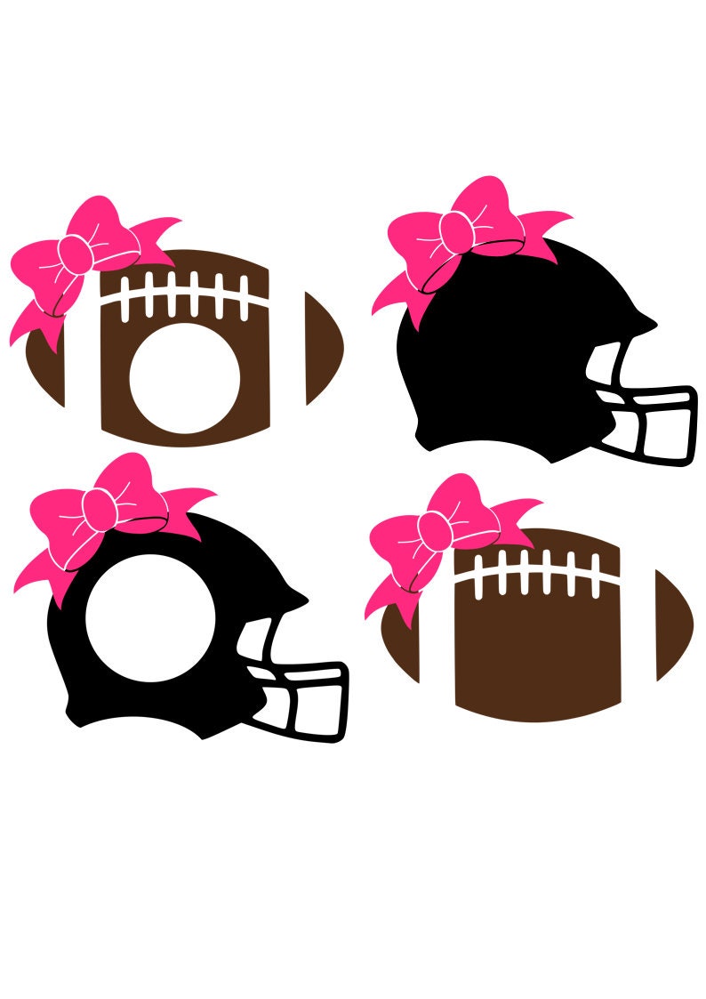 Football/Bow SVG Files Digital Download for Cricut ...