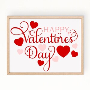 Happy Valentines Day SVG, Valentine's Day SVG, Love SVG, Digital Download, Cut File, Sublimation, Clip Art svg/png/dxf file formats image 4