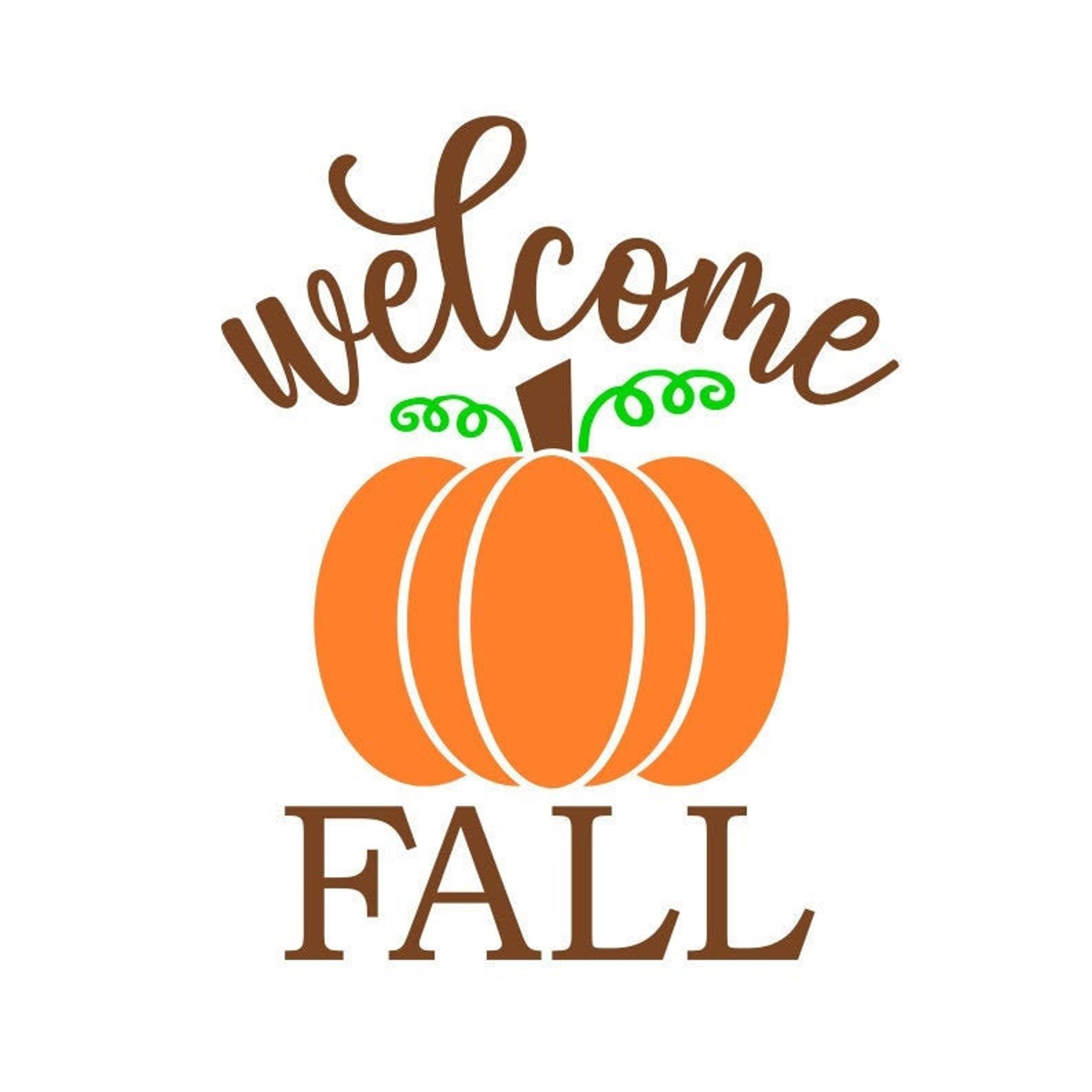 Welcome Fall SVG Fall Door Sign SVG Pumpkin SVG Halloween - Etsy