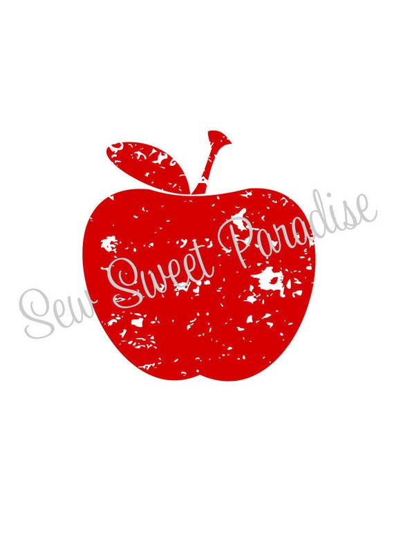 Download Cut File Svg Dxf Eps Png Commercial Use Distressed Apple Svg Cutting File Grunge Apple Svg Instant Download Clip Art Art Collectibles