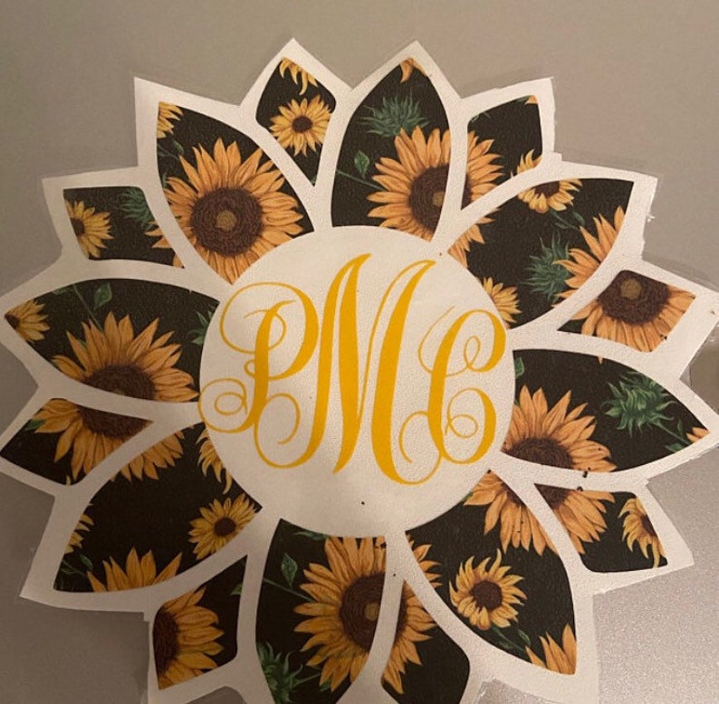 Free Free 317 Sunflower Monogram Frame Svg SVG PNG EPS DXF File