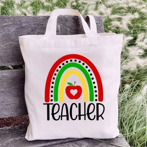 Teacher SVG Teacher Rainbow SVG Teacher Sign PNG Back to - Etsy