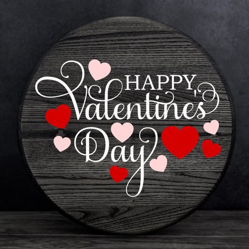 Happy Valentines Day SVG, Valentine's Day SVG, Love SVG, Digital Download, Cut File, Sublimation, Clip Art svg/png/dxf file formats image 5