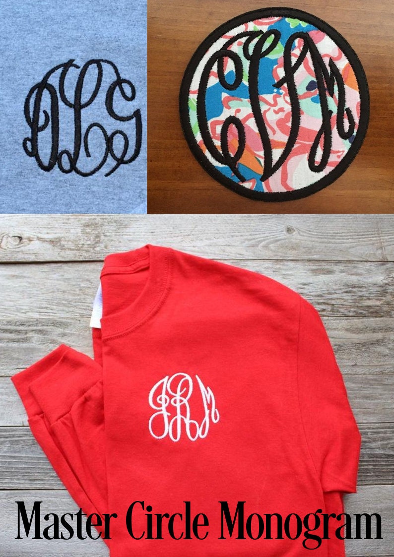 Embroidery Monogram Designs Bundle 6 Alphabets MACHINE Etsy