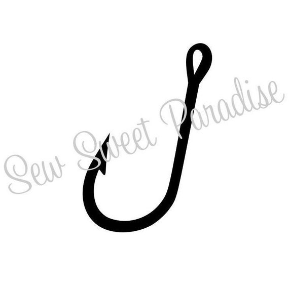 Fish Hook SVG, Fishing Hook SVG, Fishing SVG, Digital Download, Cut File,  Sublimation, Clip Art includes Svg/dxf/png File Formats -  Norway