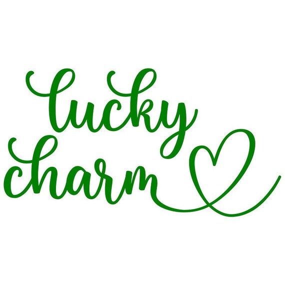 St Patricks Day SVG Lucky Charm SVG Lucky SVG Digital | Etsy