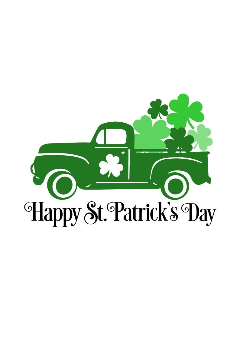 Free Free Truck With Shamrocks Svg 134 SVG PNG EPS DXF File
