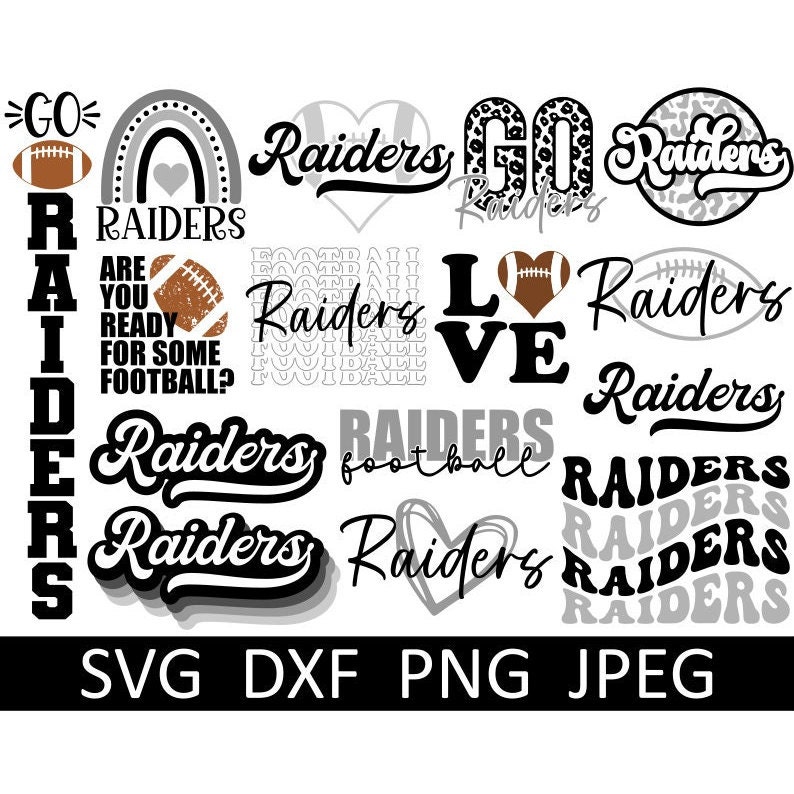 Raiders Football Svg 
