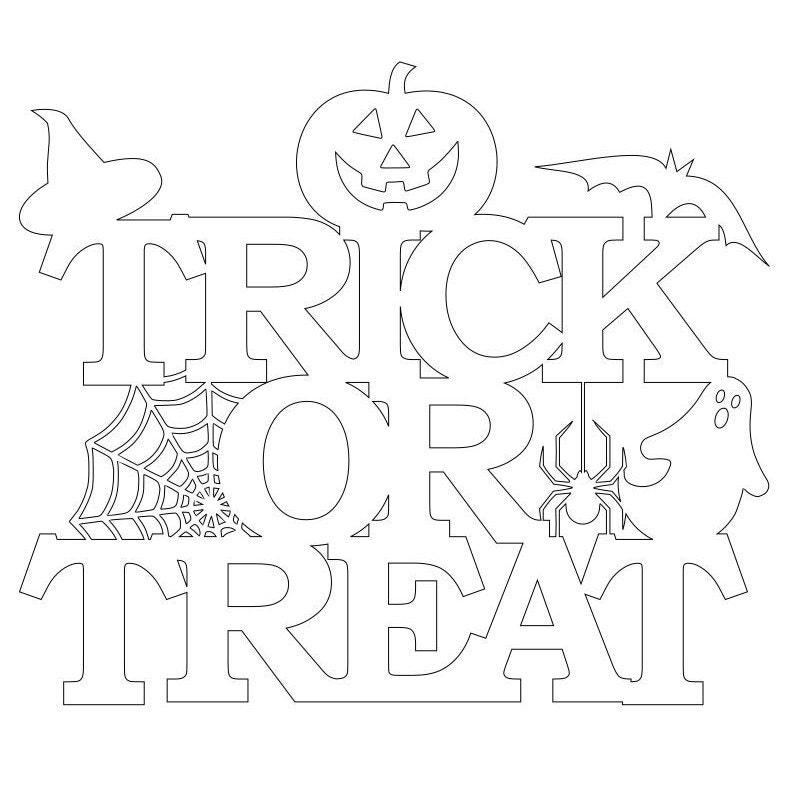 Halloween Cake Topper SVG Halloween SVG Trick or Treat SVG Etsy Australia